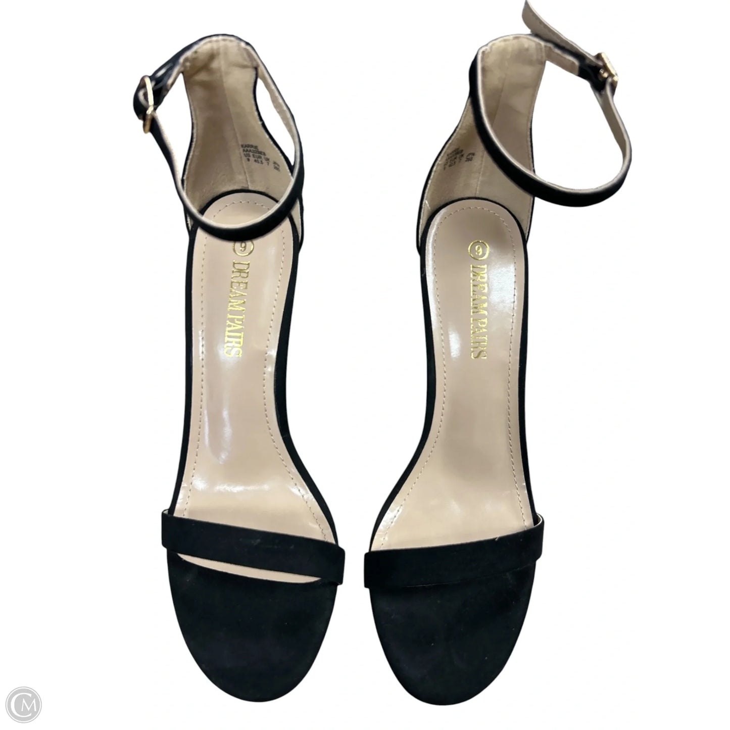 Sandals Heels Stiletto By Dream Pairs In Black, Size: 9