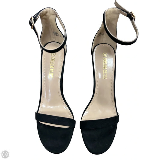 Sandals Heels Stiletto By Dream Pairs In Black, Size: 9