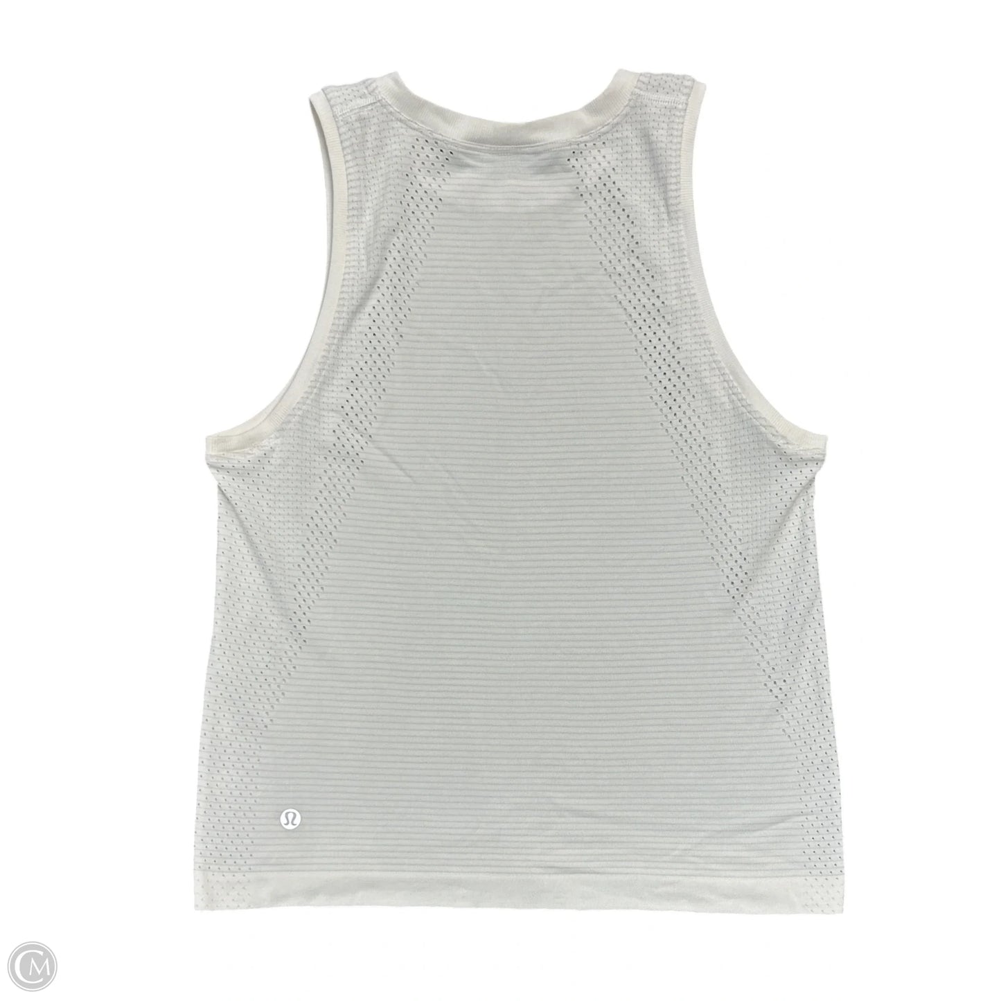 Athletic Tank Top By Lululemon In White, Size: 4