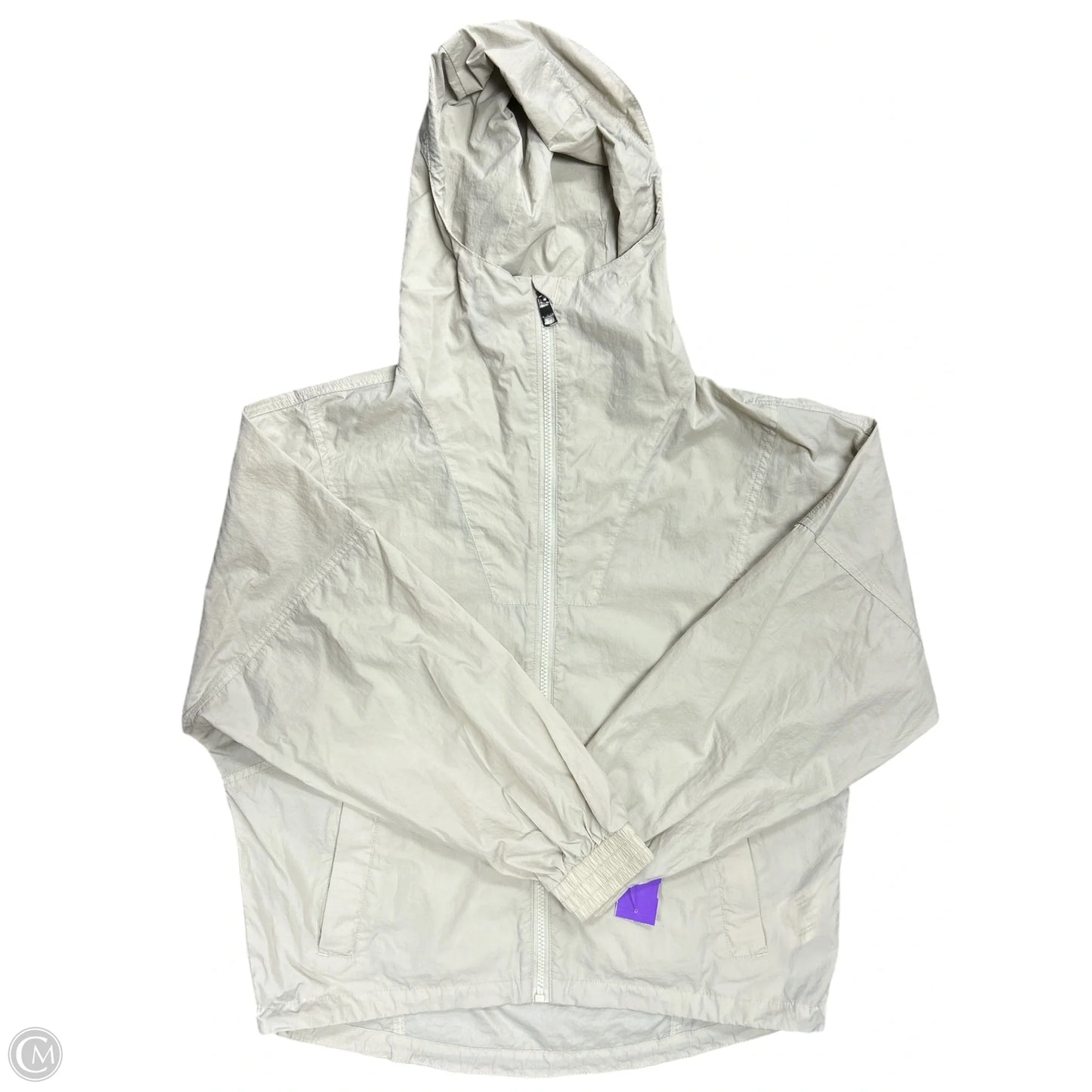 Jacket Windbreaker By Varley In Tan, Size: Xs