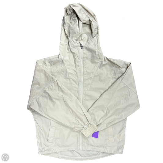 Jacket Windbreaker By Varley In Tan, Size: Xs