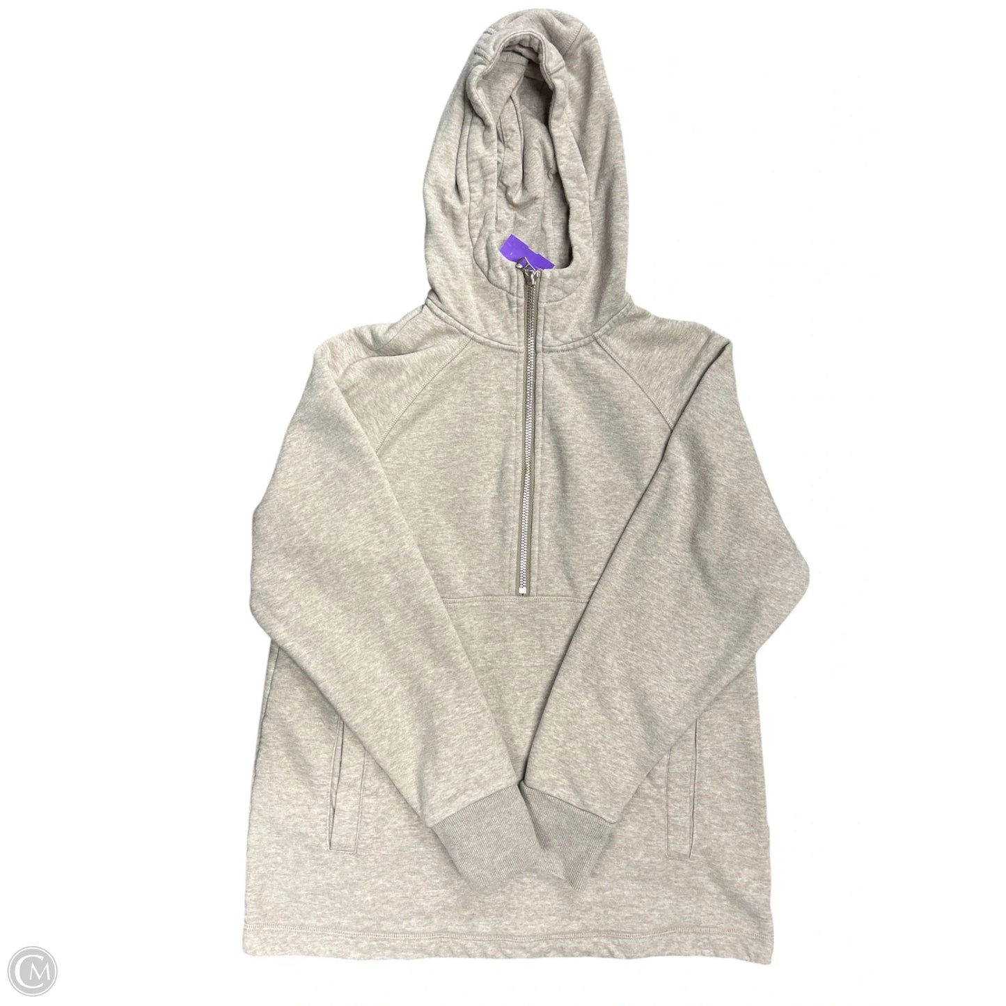 Sweatshirt Hoodie By Varley In Tan, Size: Xxs