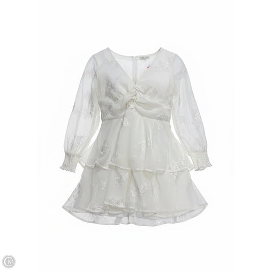 Dress Party Short By Francesca’s In White, Size: Xl