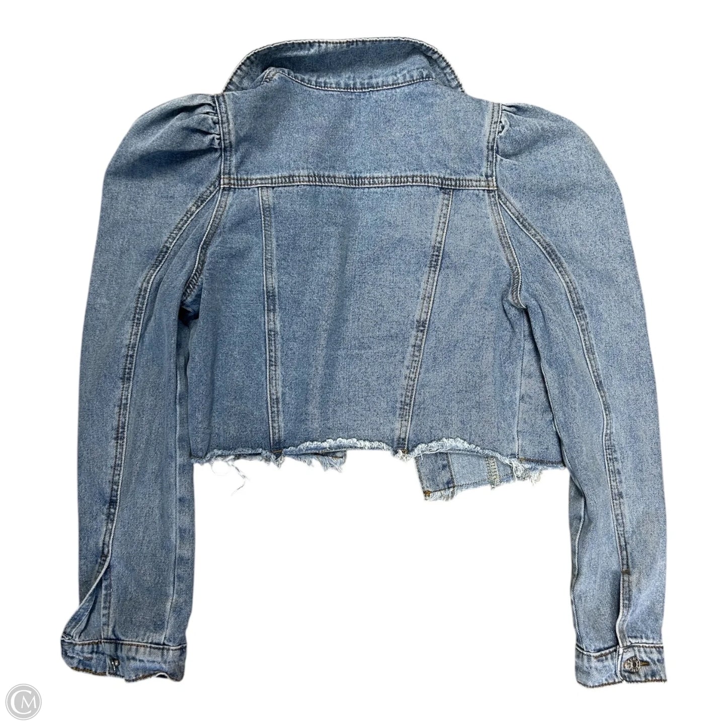 Jacket Denim By Cme In Blue Denim, Size: S
