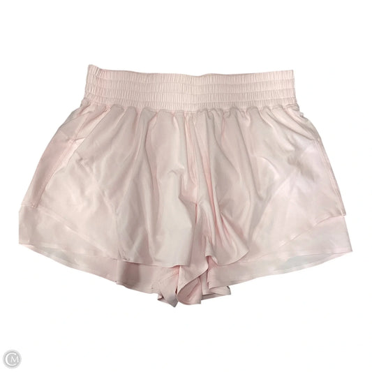 Athletic Shorts By Lululemon In Pink, Size: M