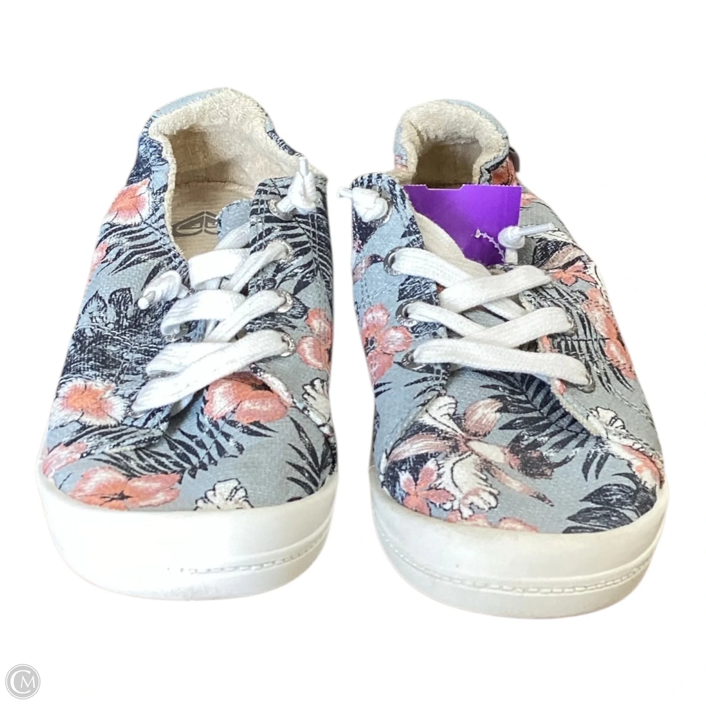 Shoes Flats By Roxy In Grey, Size: 8.5