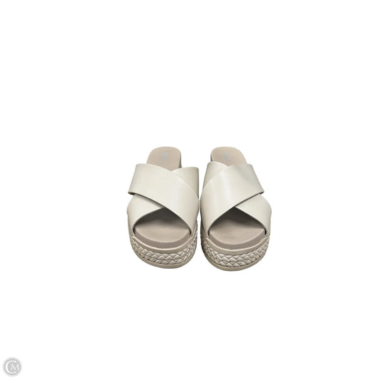 Sandals Heels Platform By Mia In Tan, Size: 9