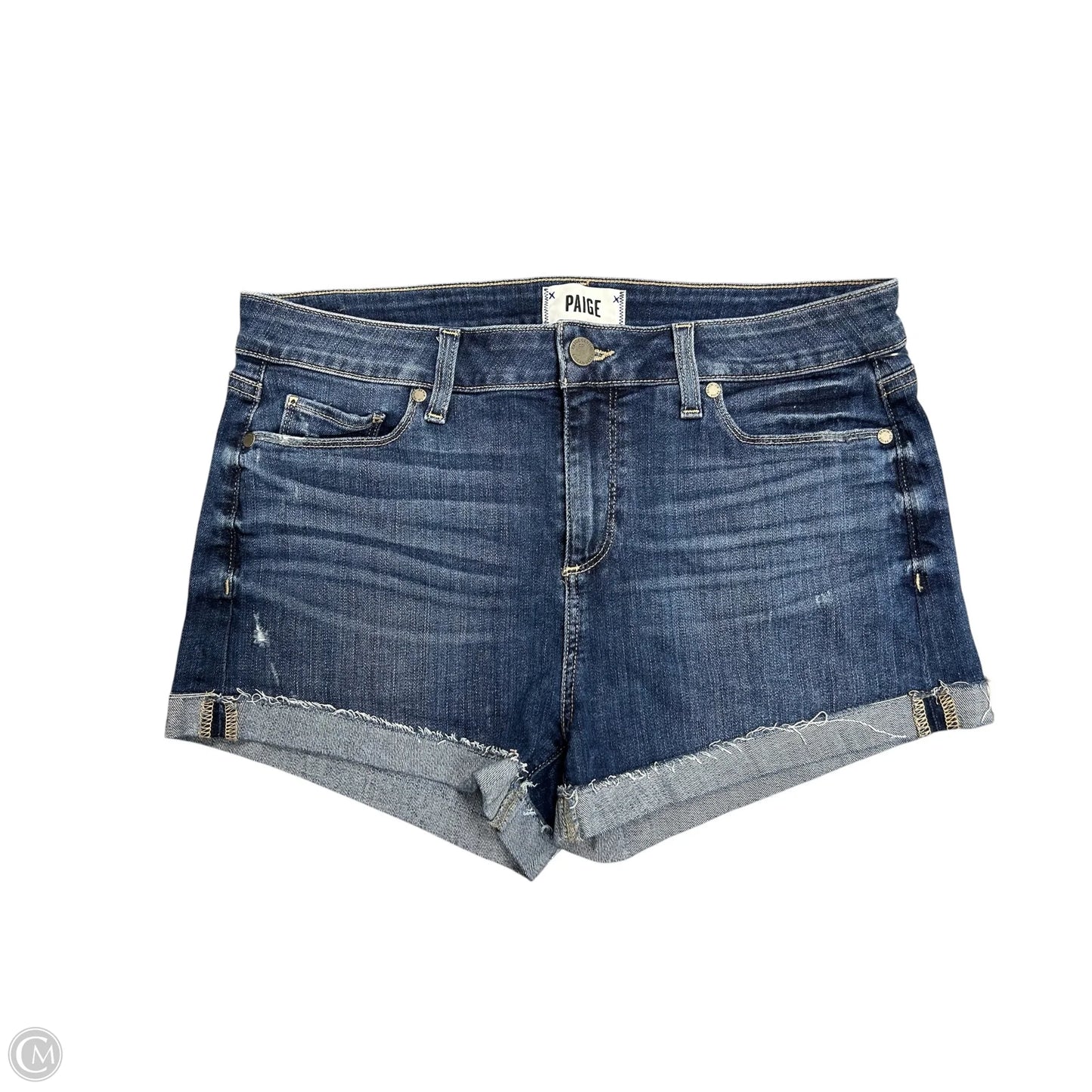 Shorts By Paige In Blue Denim, Size: 8