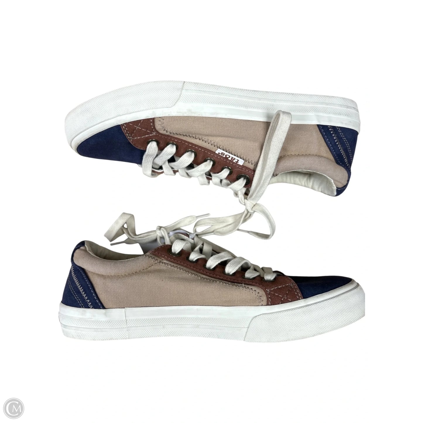 Shoes Sneakers By Taos In Blue & Brown, Size: 7.5