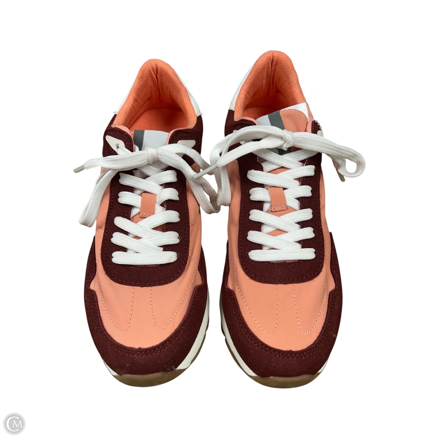 Shoes Sneakers By Cushionaire In Orange & Red, Size: 7