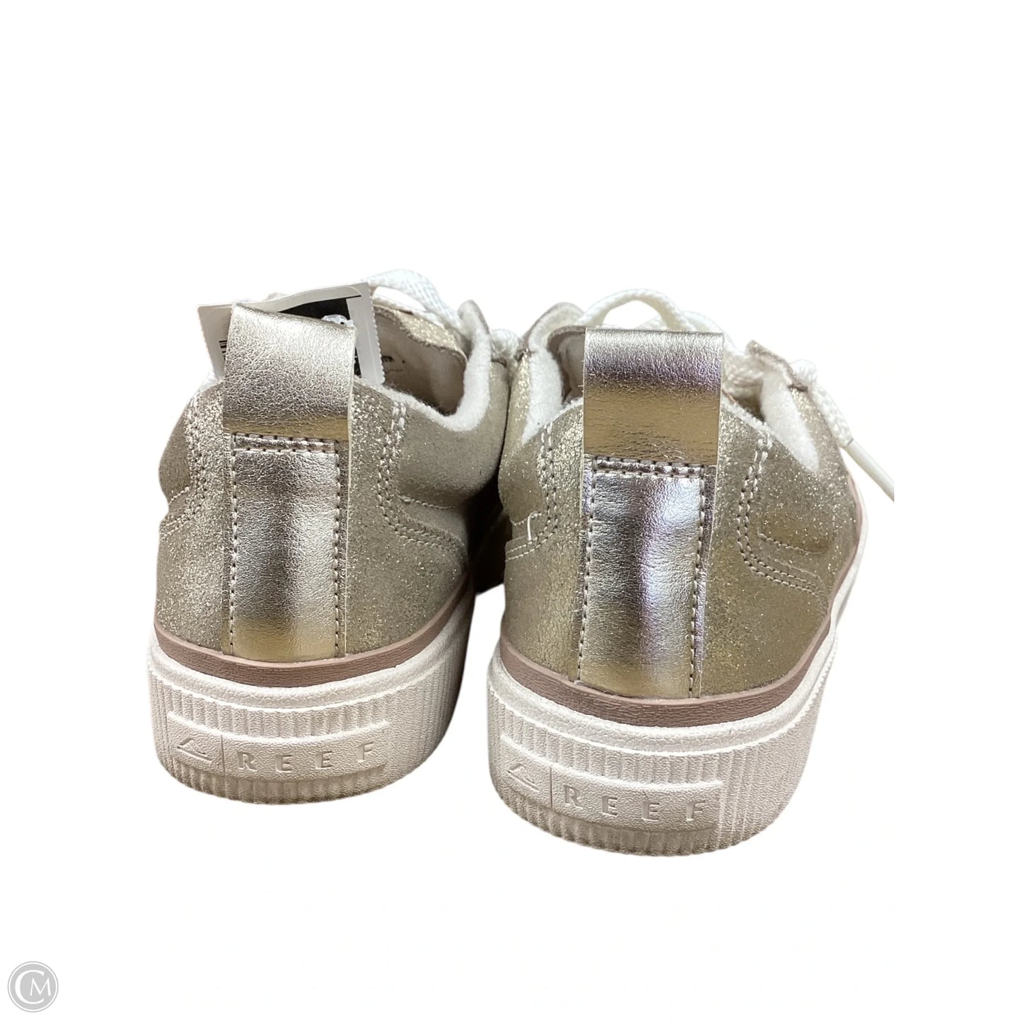 Shoes Sneakers By Reef In Gold, Size: 7.5