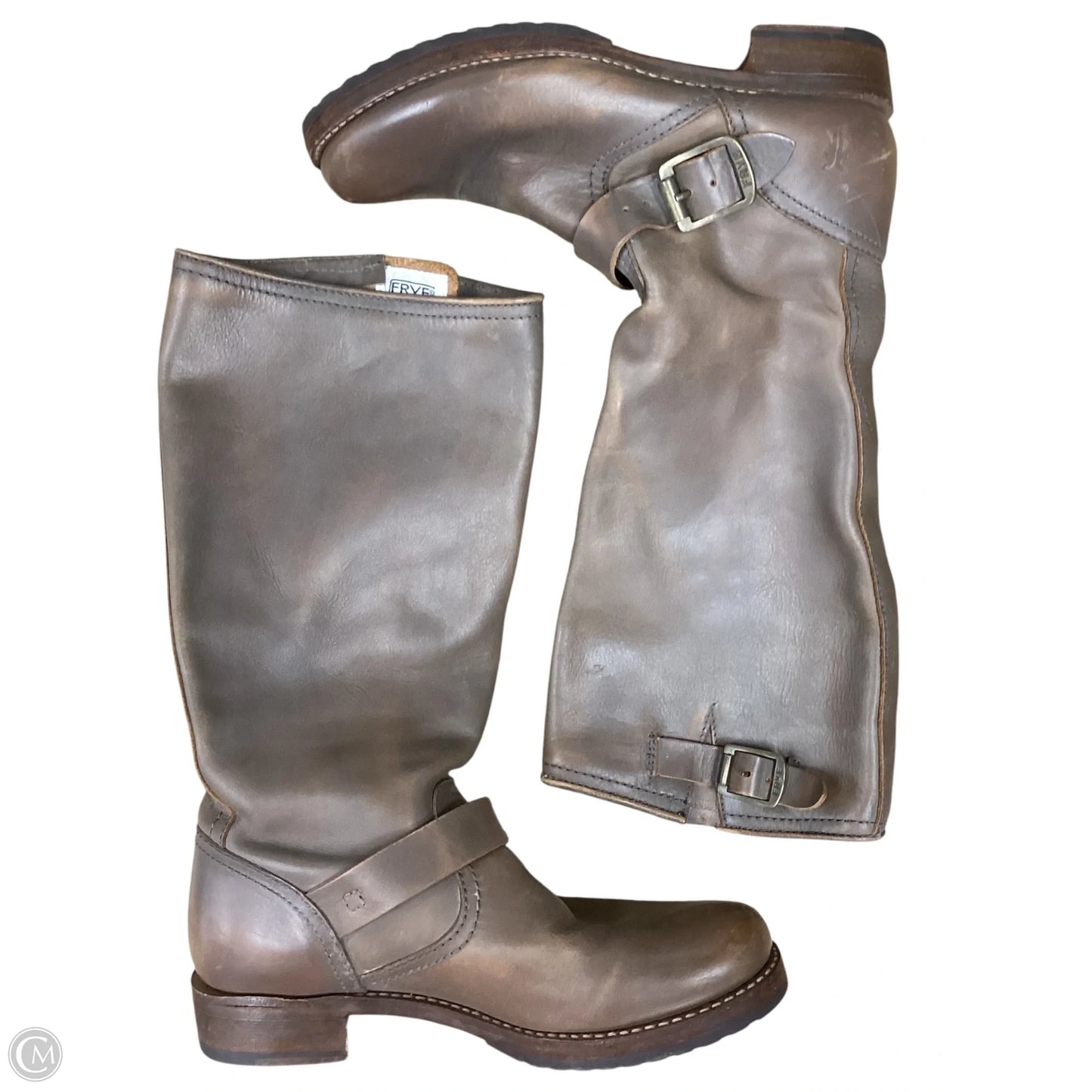 Boots Designer By Frye In Brown, Size: 8.5
