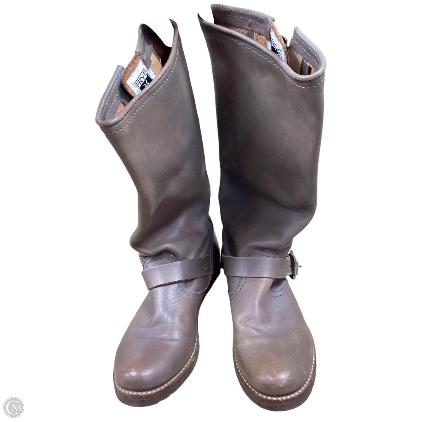 Boots Designer By Frye In Brown, Size: 8.5