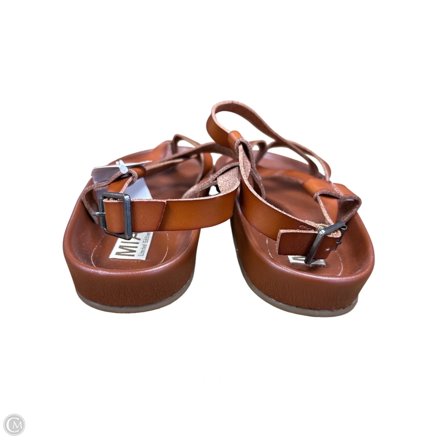 Sandals Flats By Mia In Brown, Size: 8
