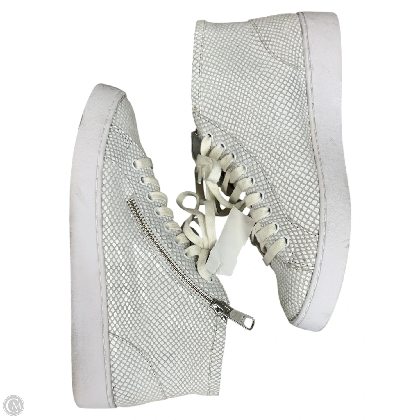 Shoes Sneakers By Vionic In Grey & White, Size: 7