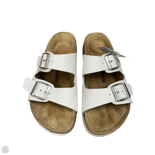 Sandals Flats By Cushionaire In White, Size: 7.5
