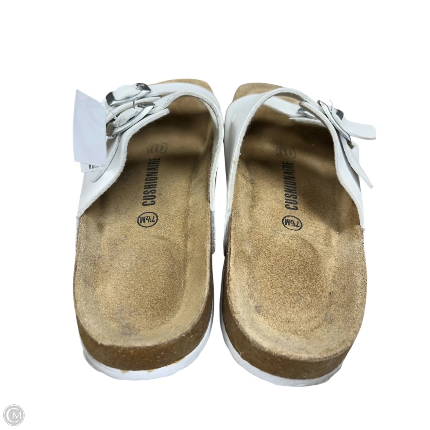 Sandals Flats By Cushionaire In White, Size: 7.5