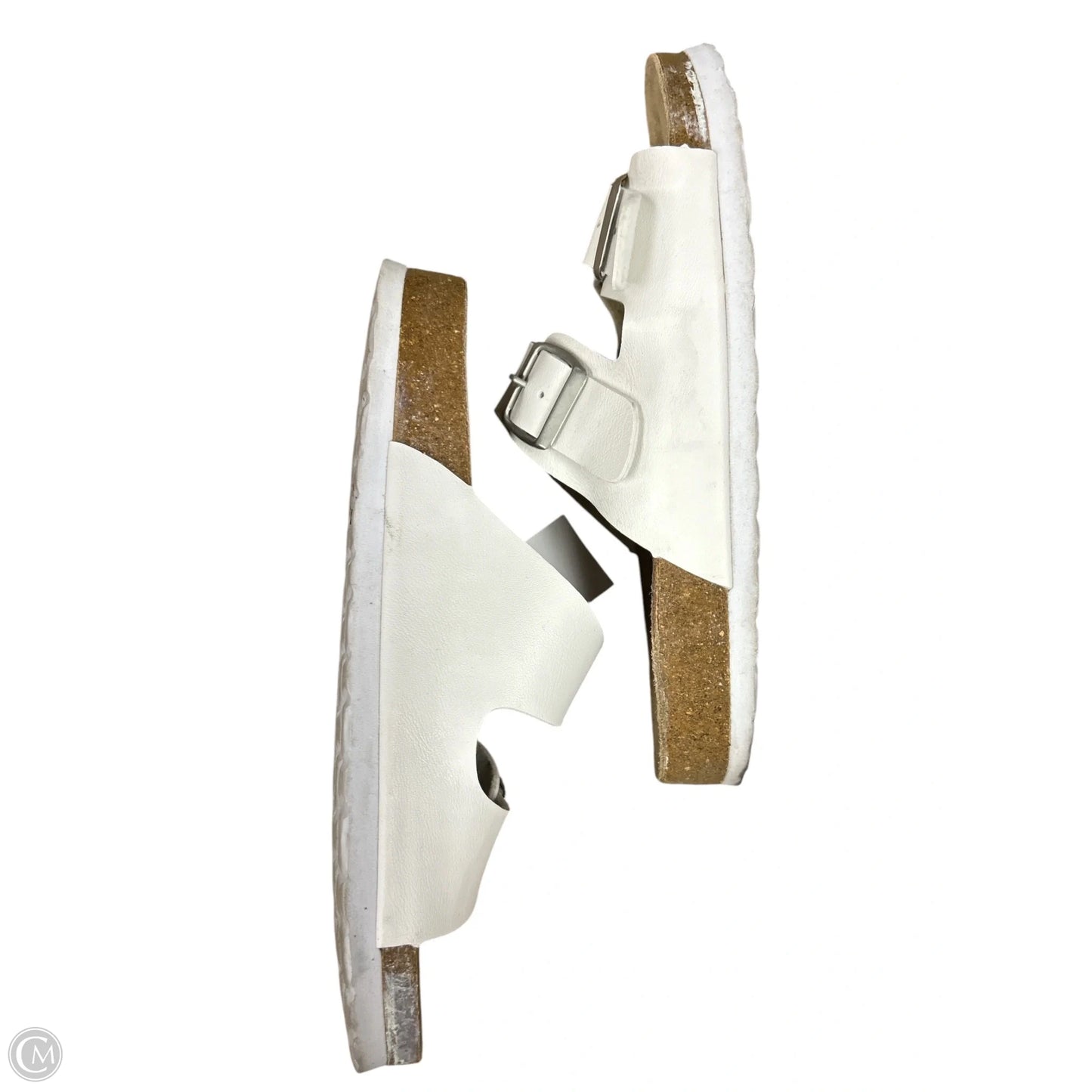 Sandals Flats By Cushionaire In White, Size: 7.5