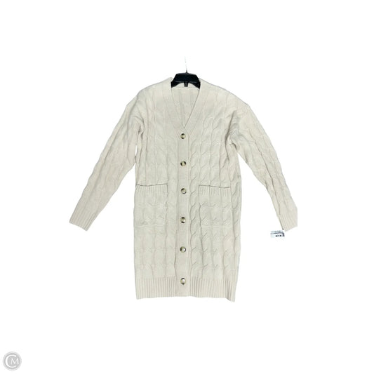 Sweater Cardigan By Halara In Tan, Size: S