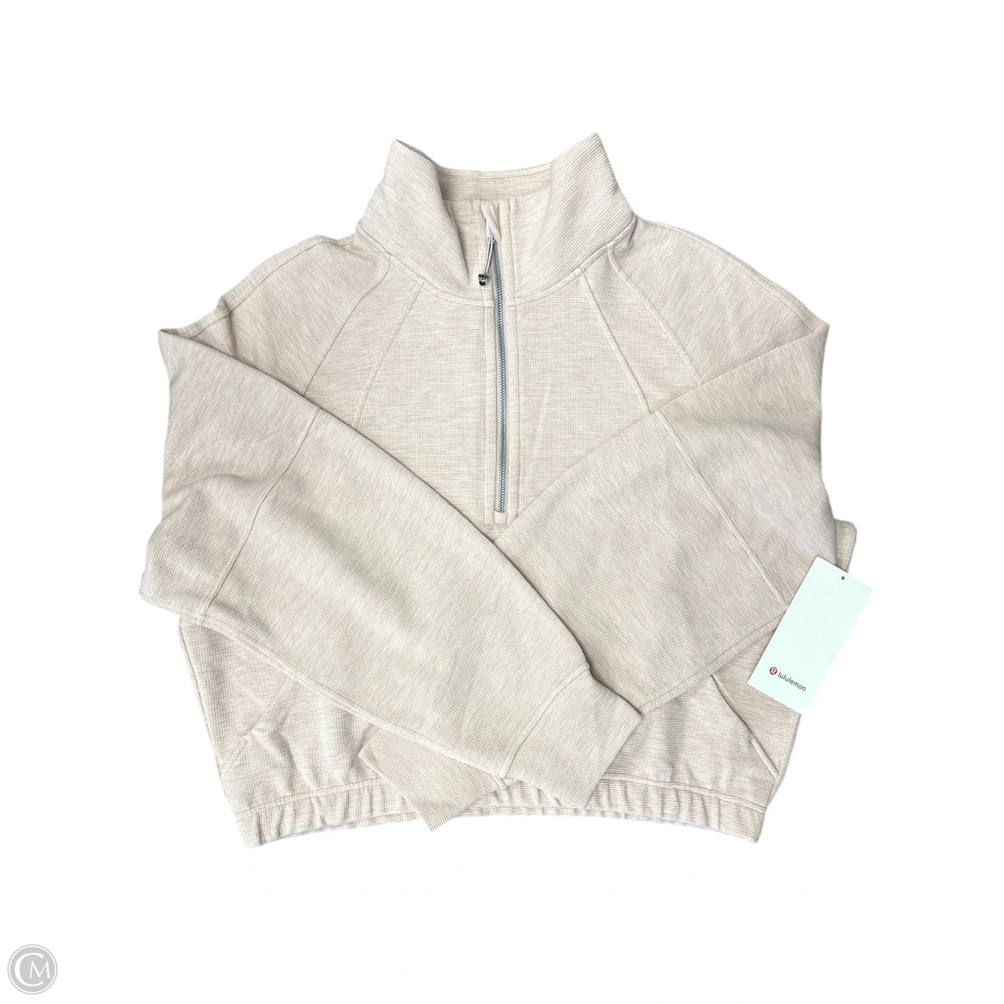 Athletic Sweatshirt Collar By Lululemon In Pink, Size: Xl