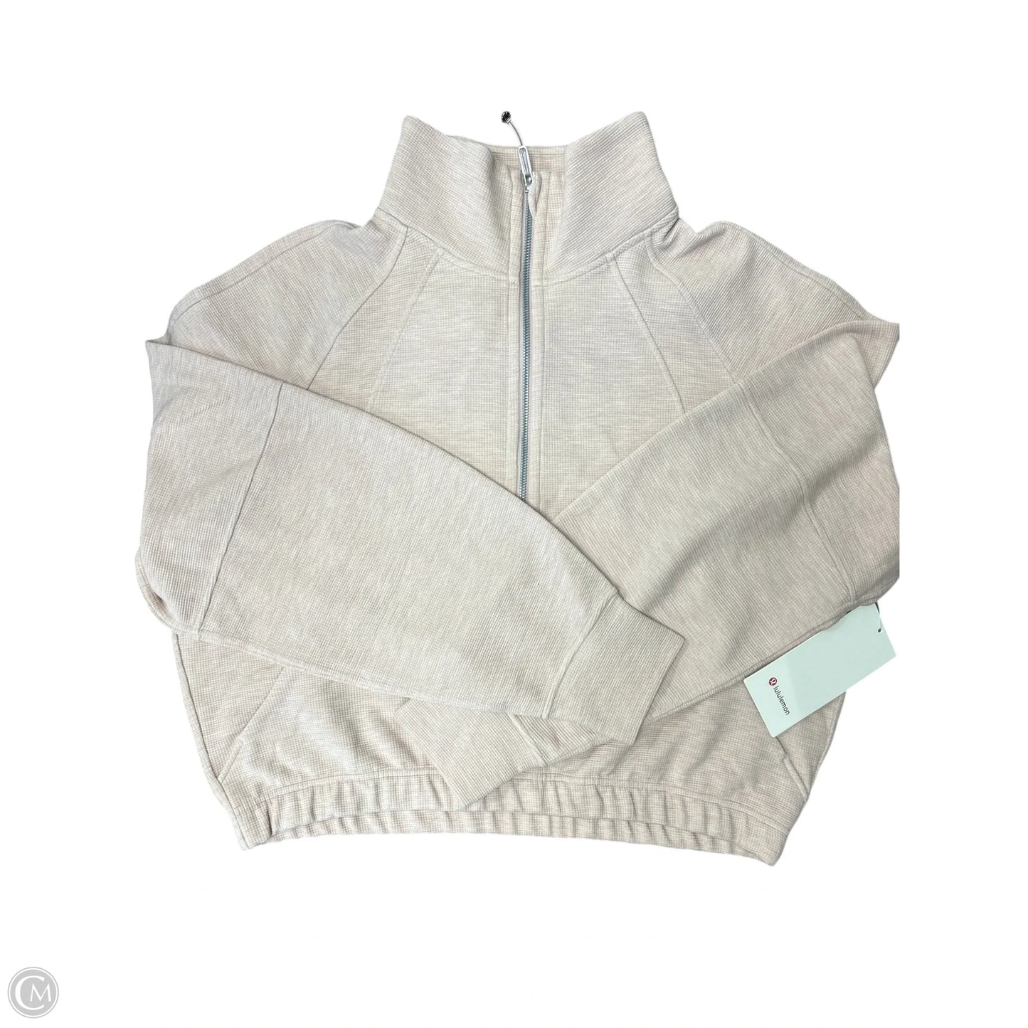 Athletic Sweatshirt Collar By Lululemon In Pink, Size: Xl