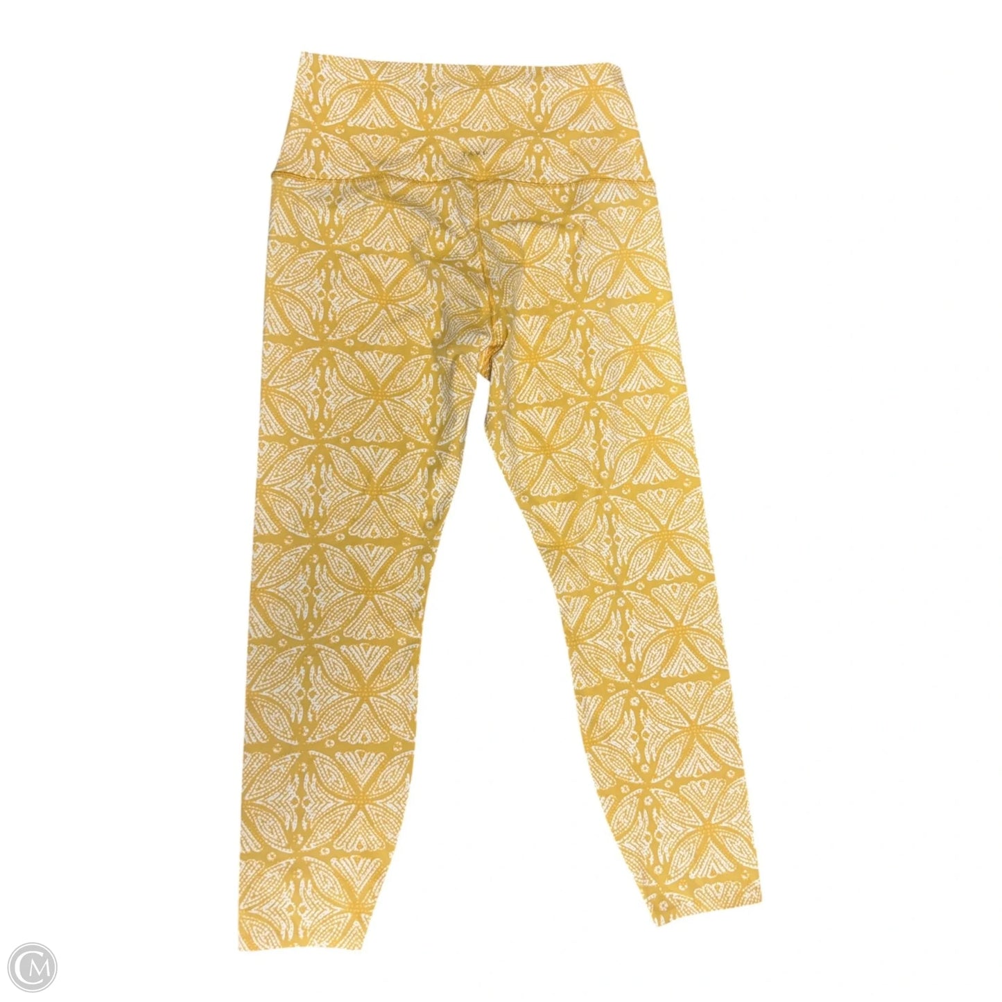 Athletic Leggings By Cmb In Yellow, Size: Xl