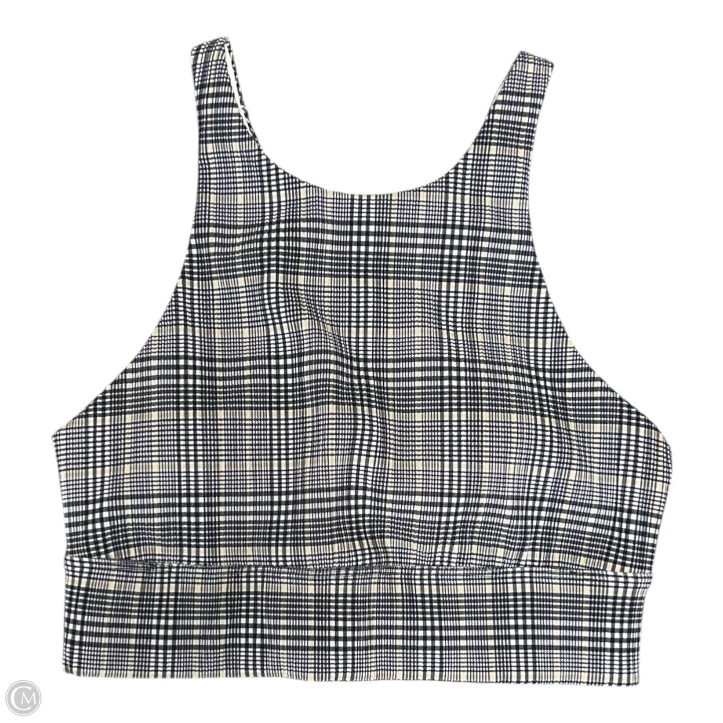 Athletic Bra By Cmc In Plaid Pattern, Size: Xs