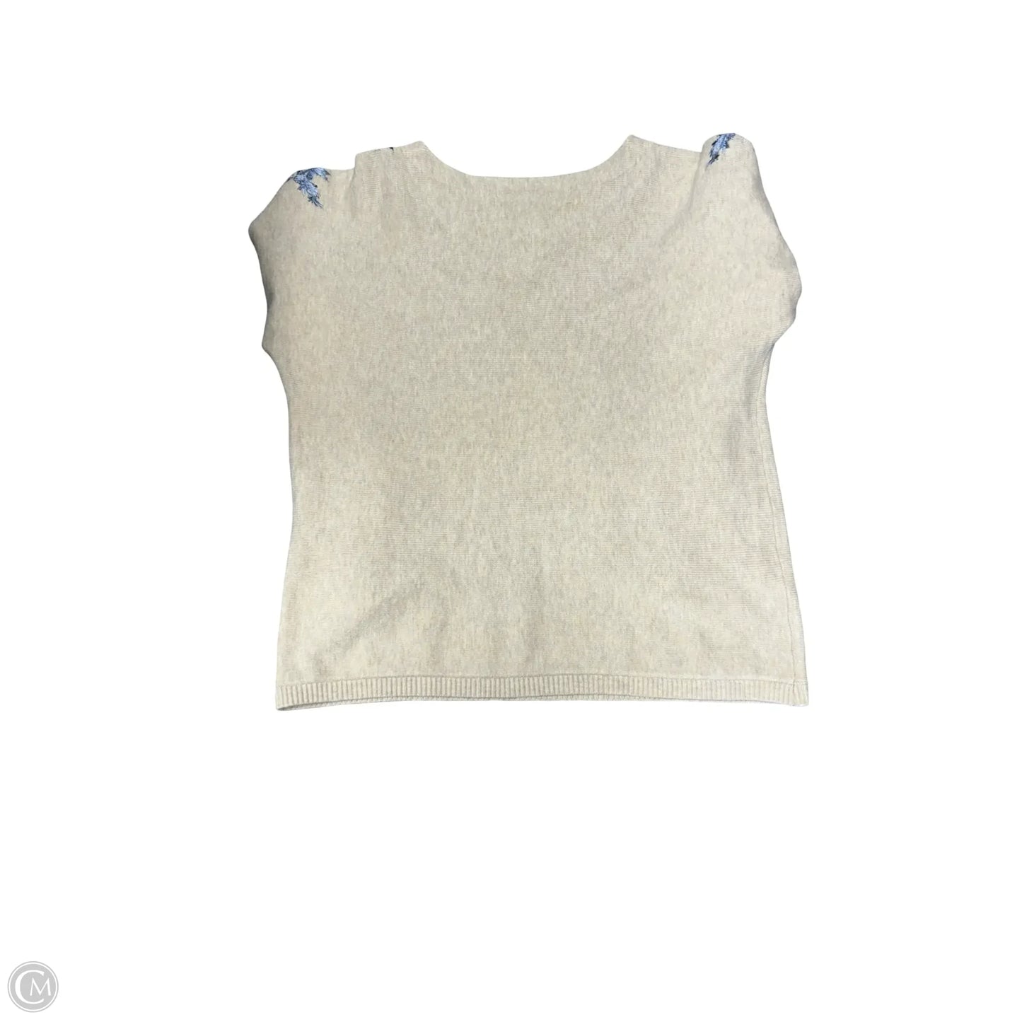 Sweater By Chicos In Floral Print, Size: S