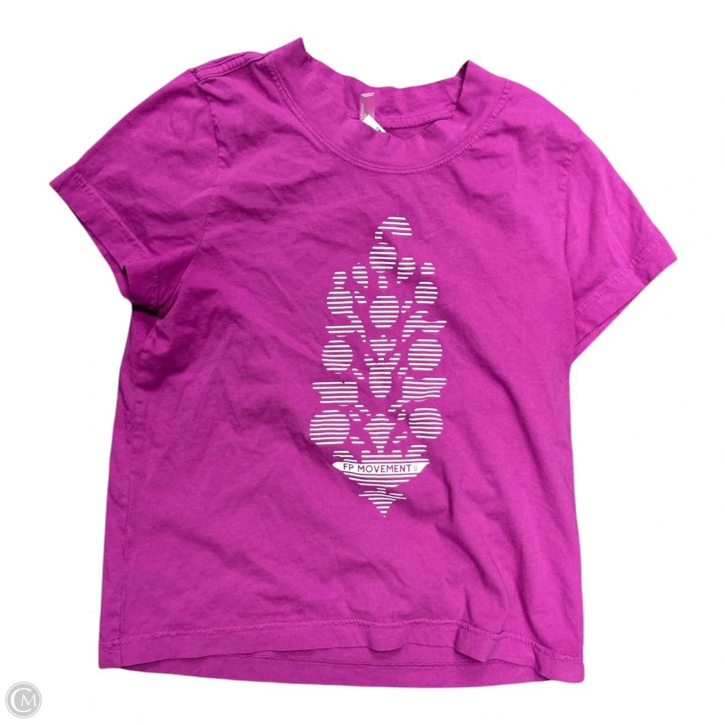 Top Short Sleeve By Free People In Purple, Size: Xs