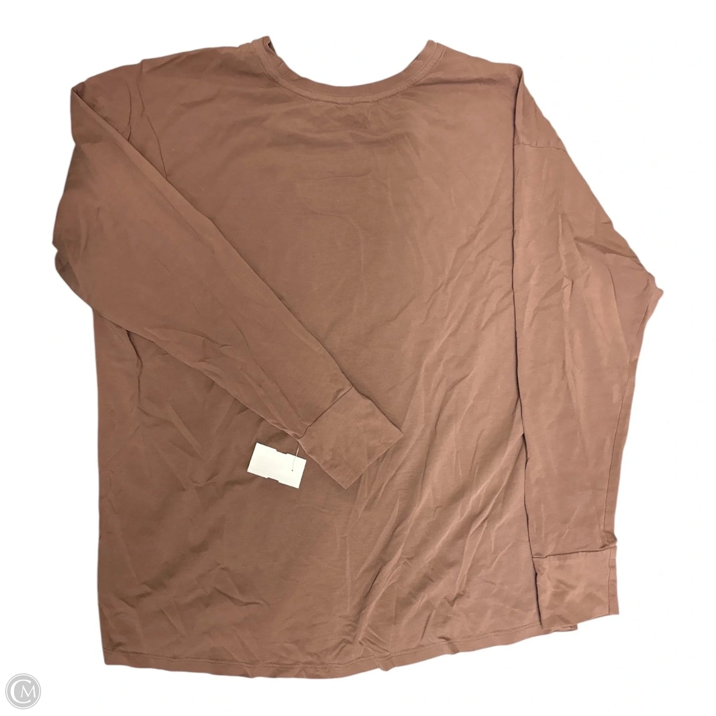 Athletic Top Long Sleeve Crewneck By Vuori In Brown, Size: S