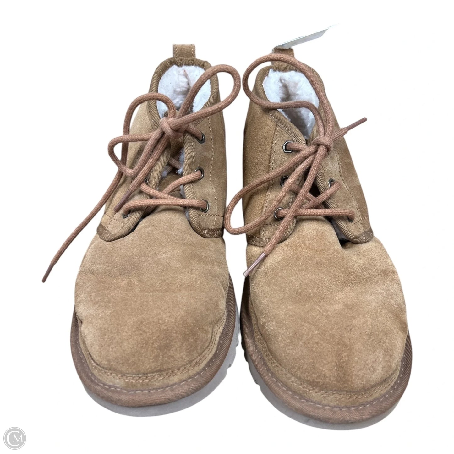 Boots Designer By Ugg In Brown, Size: 9