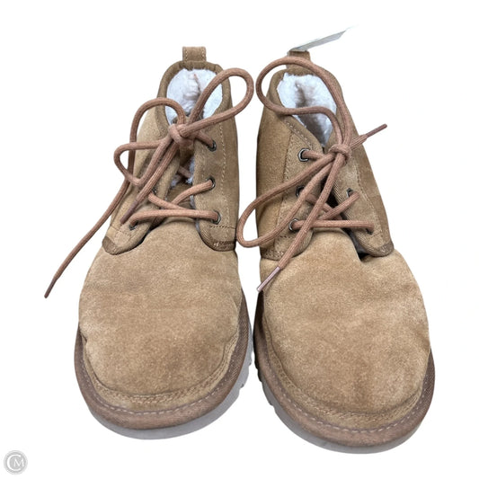 Boots Designer By Ugg In Brown, Size: 9
