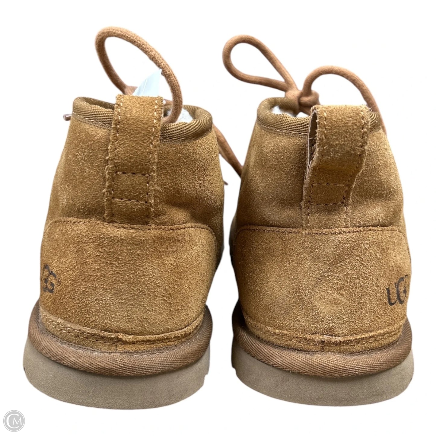 Boots Designer By Ugg In Brown, Size: 9
