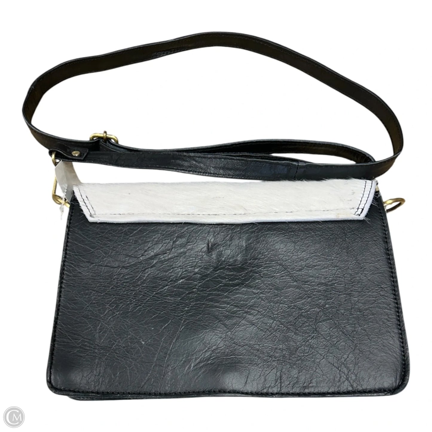 Crossbody Leather By Clothes Mentor, Size: Medium
