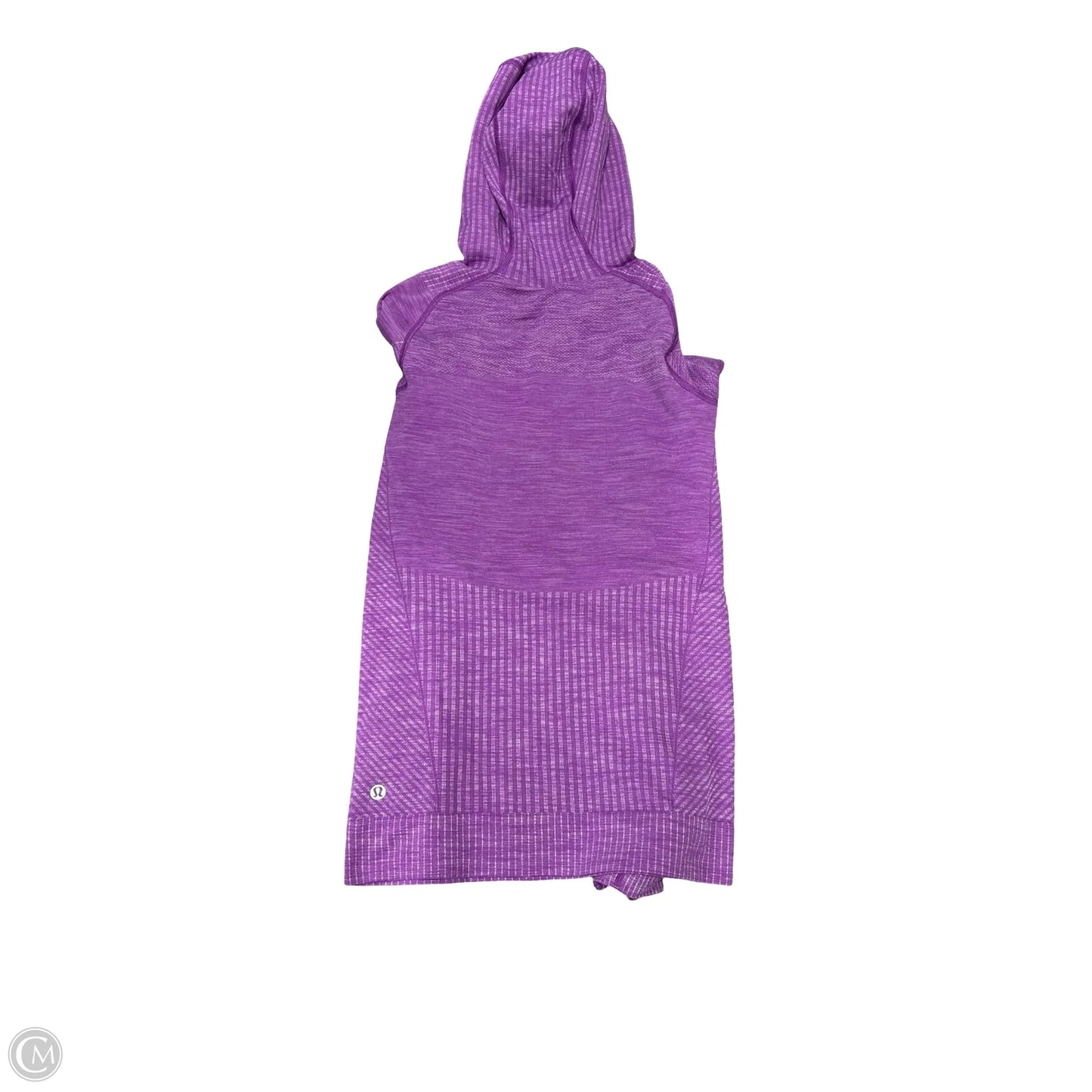 Athletic Top Long Sleeve Hoodie By Lululemon In Purple, Size: 4