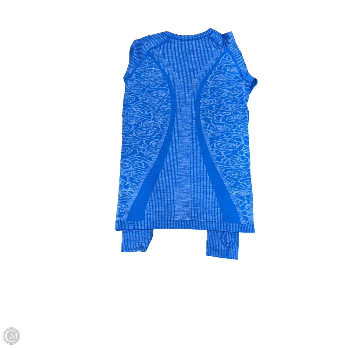 Athletic Top Long Sleeve Crewneck By Lululemon In Blue, Size: 6