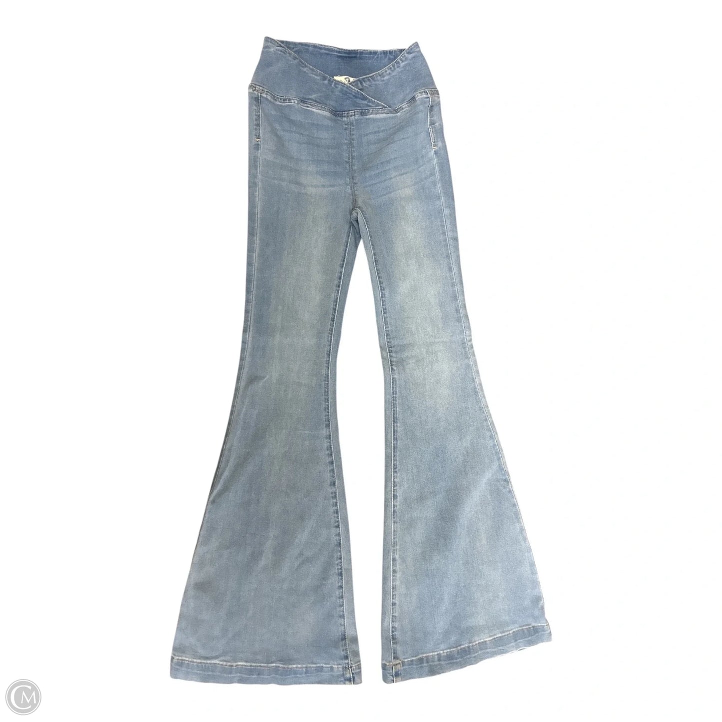 Jeans Flared By Free People In Blue Denim, Size: 0