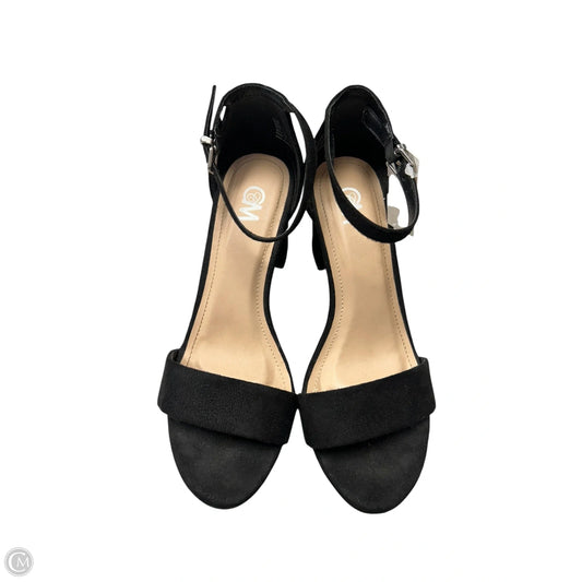 Shoes Heels Block By Cm Shapes In Black, Size: 7