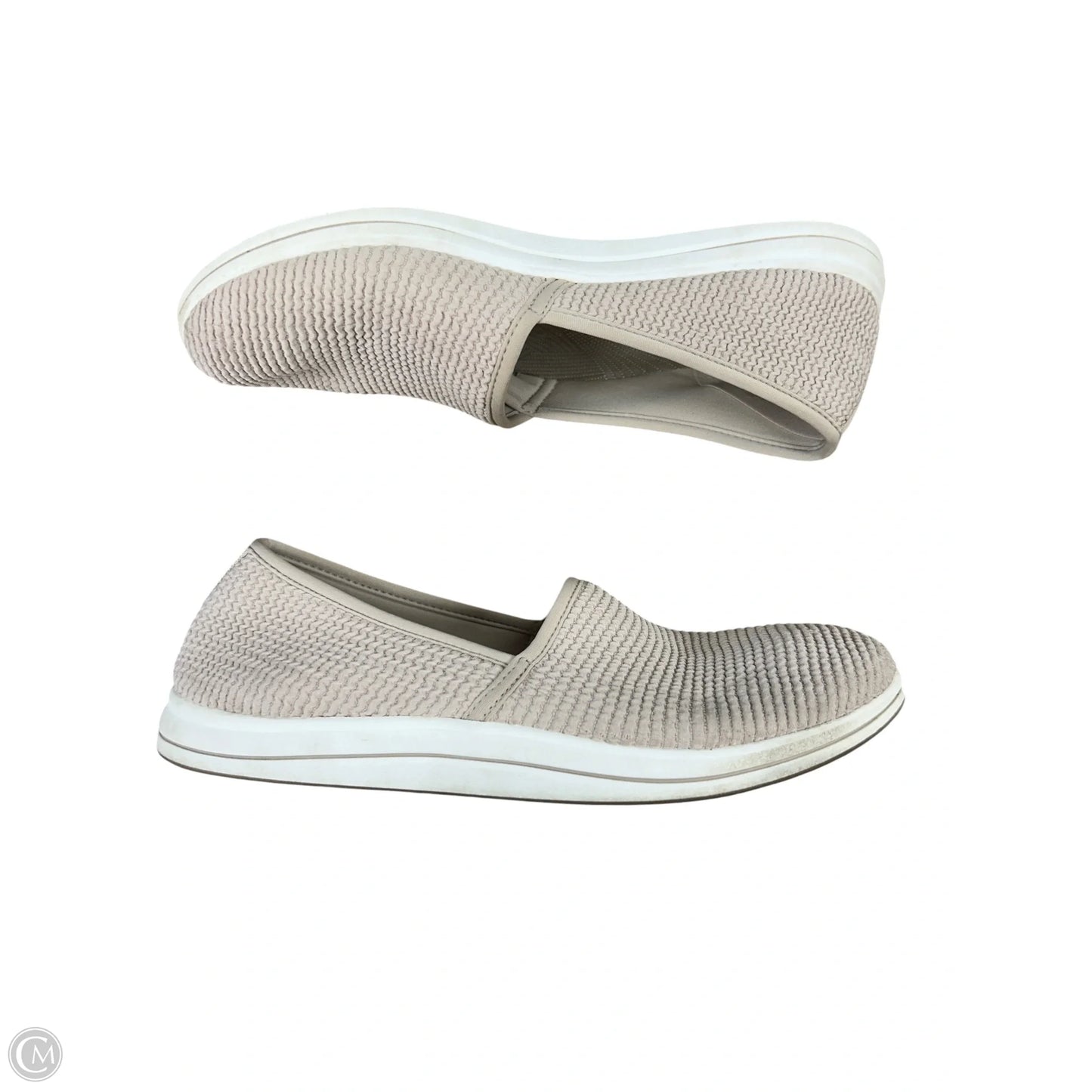 Shoes Flats By Clarks In Tan, Size: 7