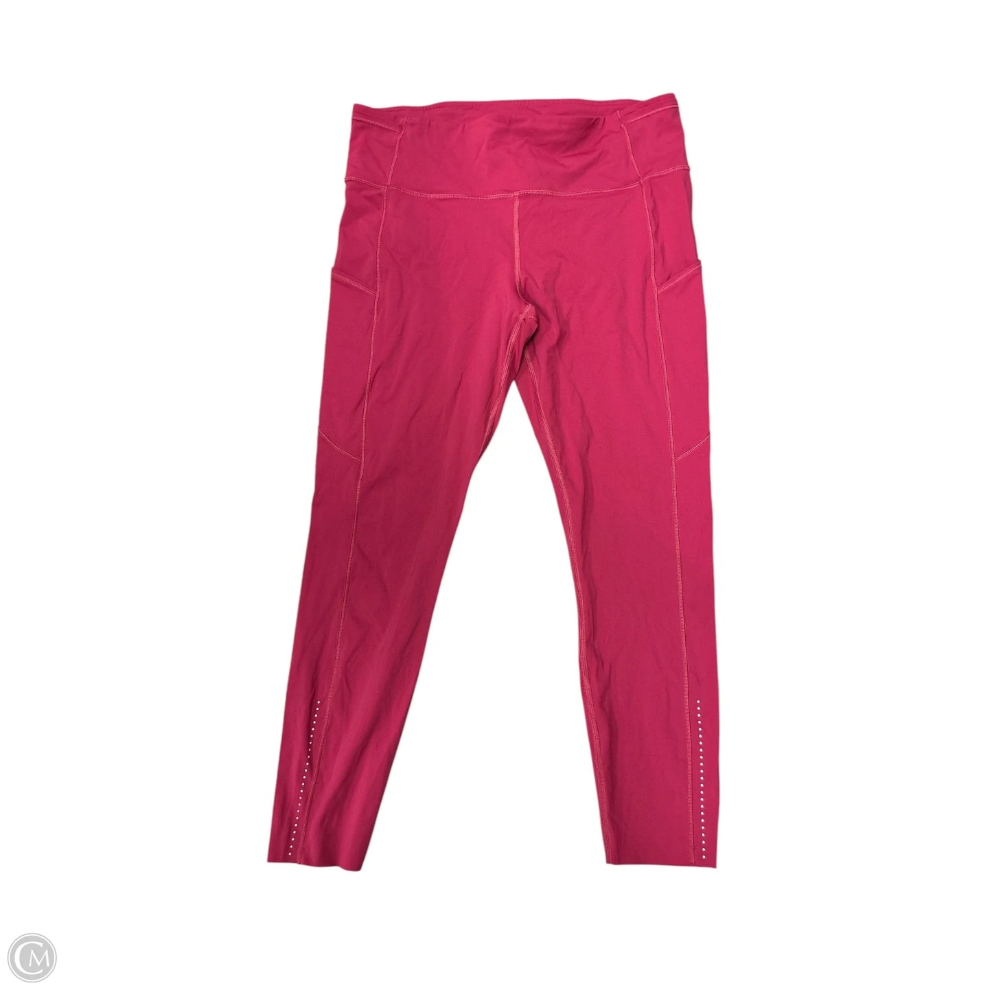 Athletic Leggings By Lululemon In Pink, Size: 12