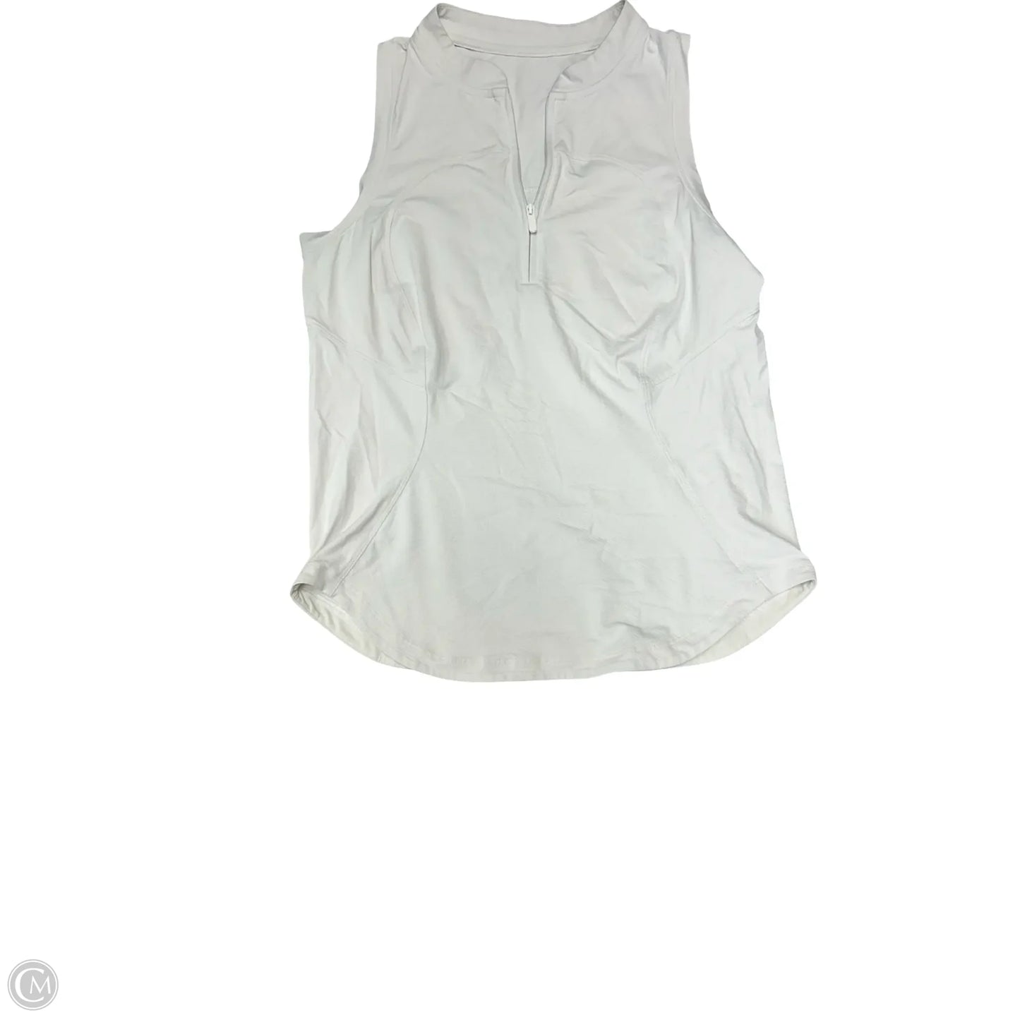 Athletic Tank Top By Lululemon In White, Size: 4