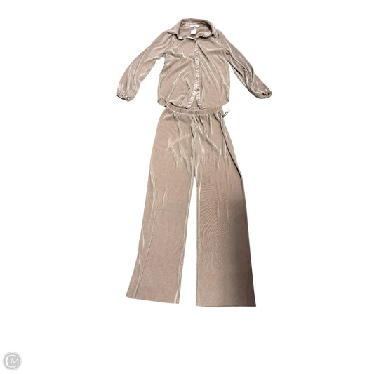 Pants Set 2pc By Ro & De In Tan, Size: S
