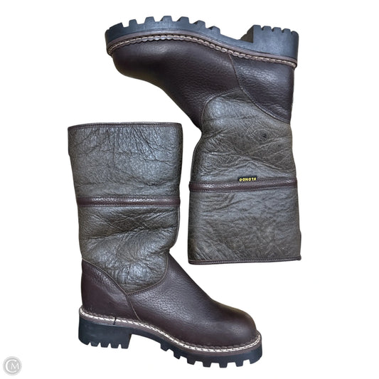 Boots Mid-calf Flats By Harley Davidson In Brown, Size: 6.5