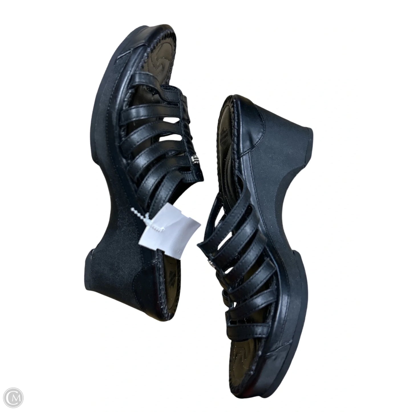 Sandals Heels Block By Harley Davidson In Black, Size: 6