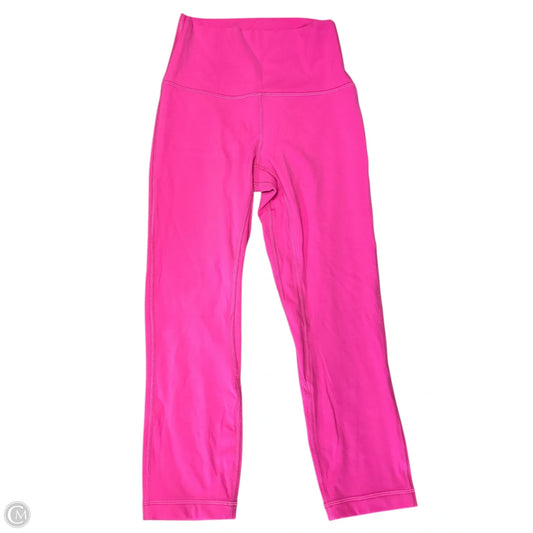 Athletic Leggings By Lululemon In Pink, Size: 4