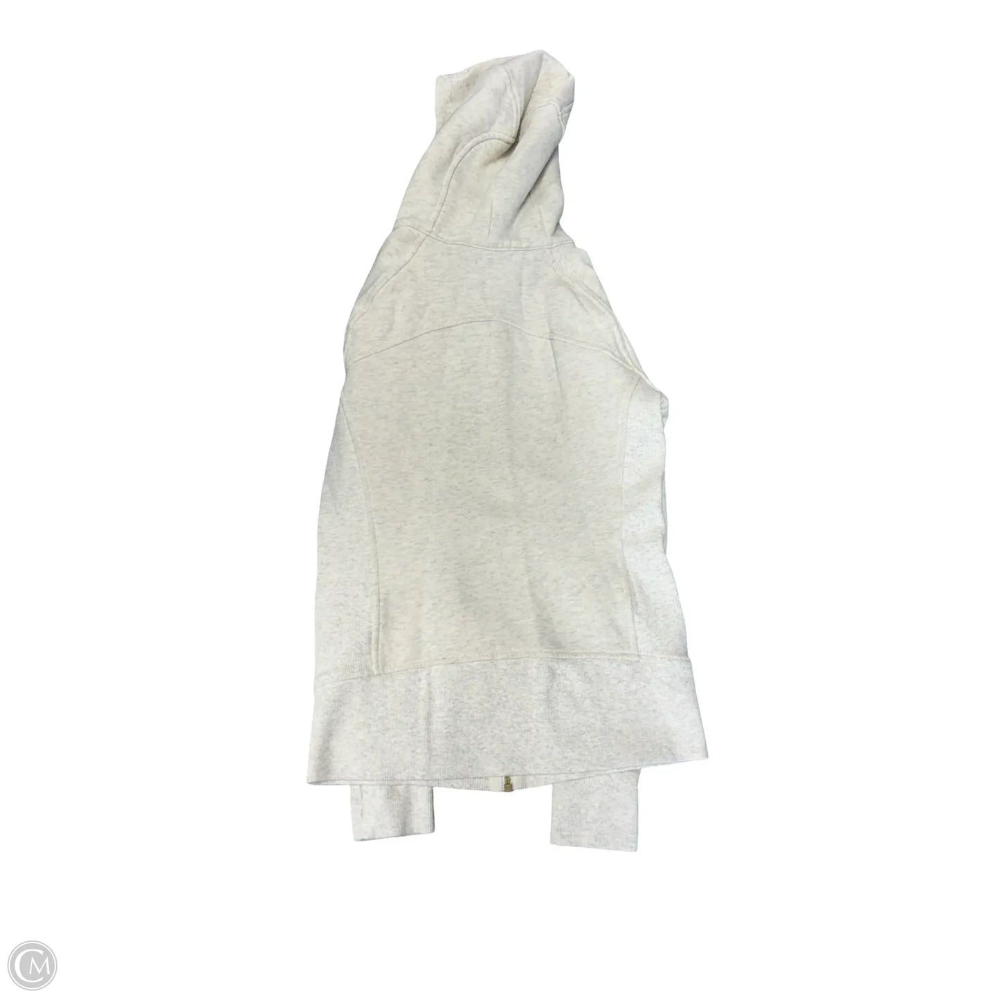 Athletic Sweatshirt Hoodie By Lululemon In Tan, Size: 8
