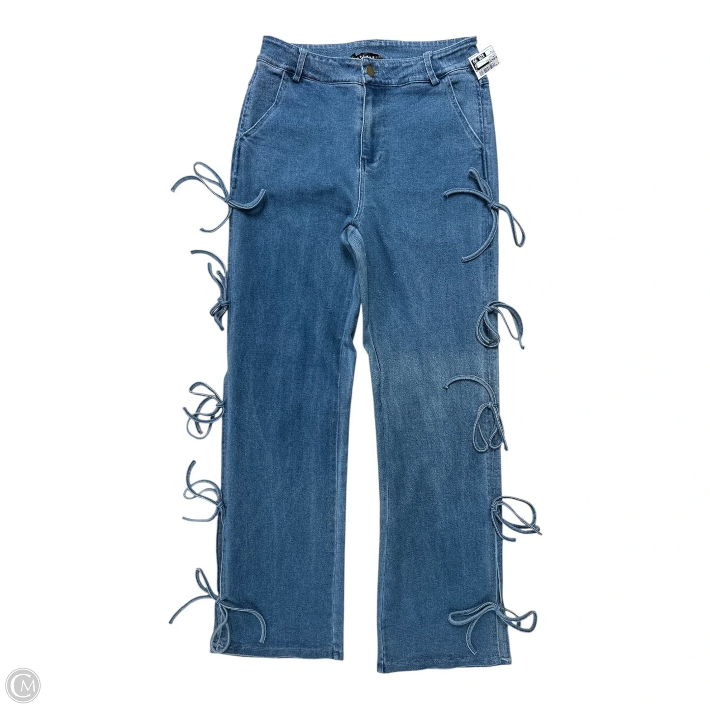 Jeans Straight By Blue Blush In Blue Denim, Size: M