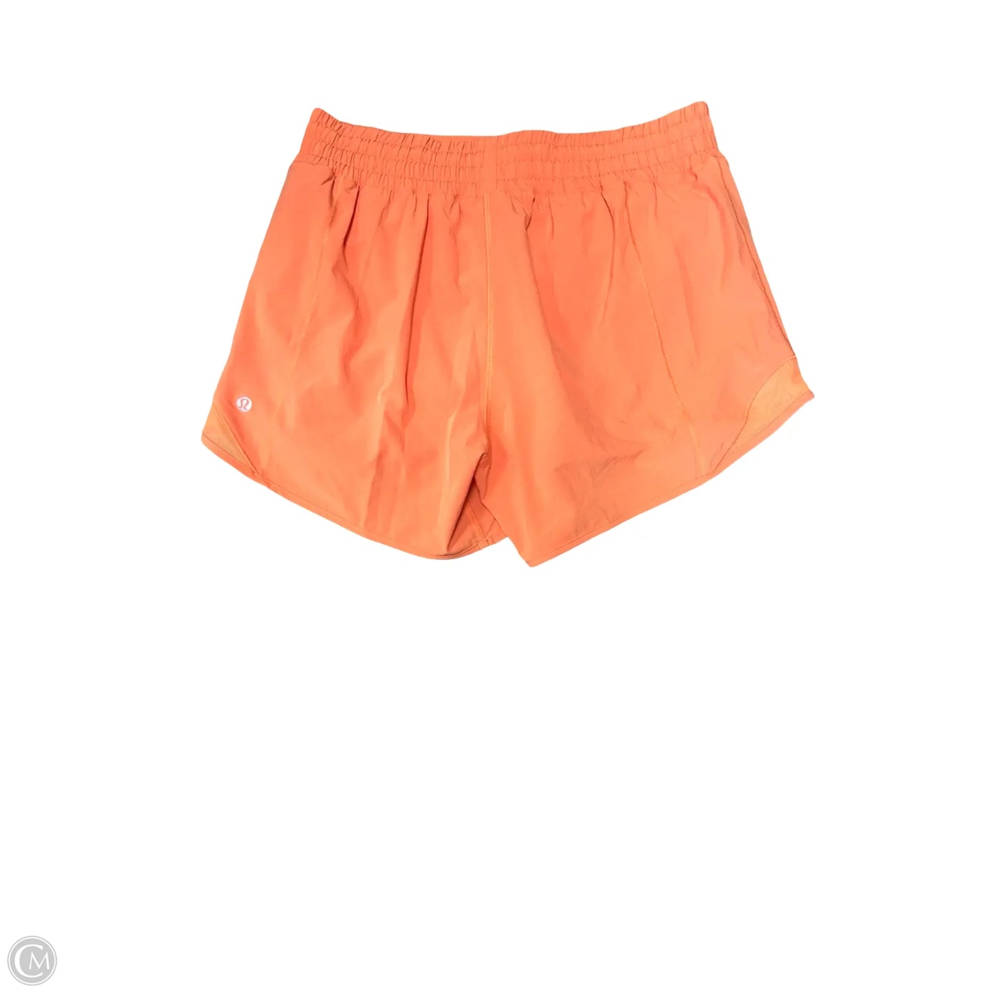 Athletic Shorts By Lululemon In Orange, Size: 8