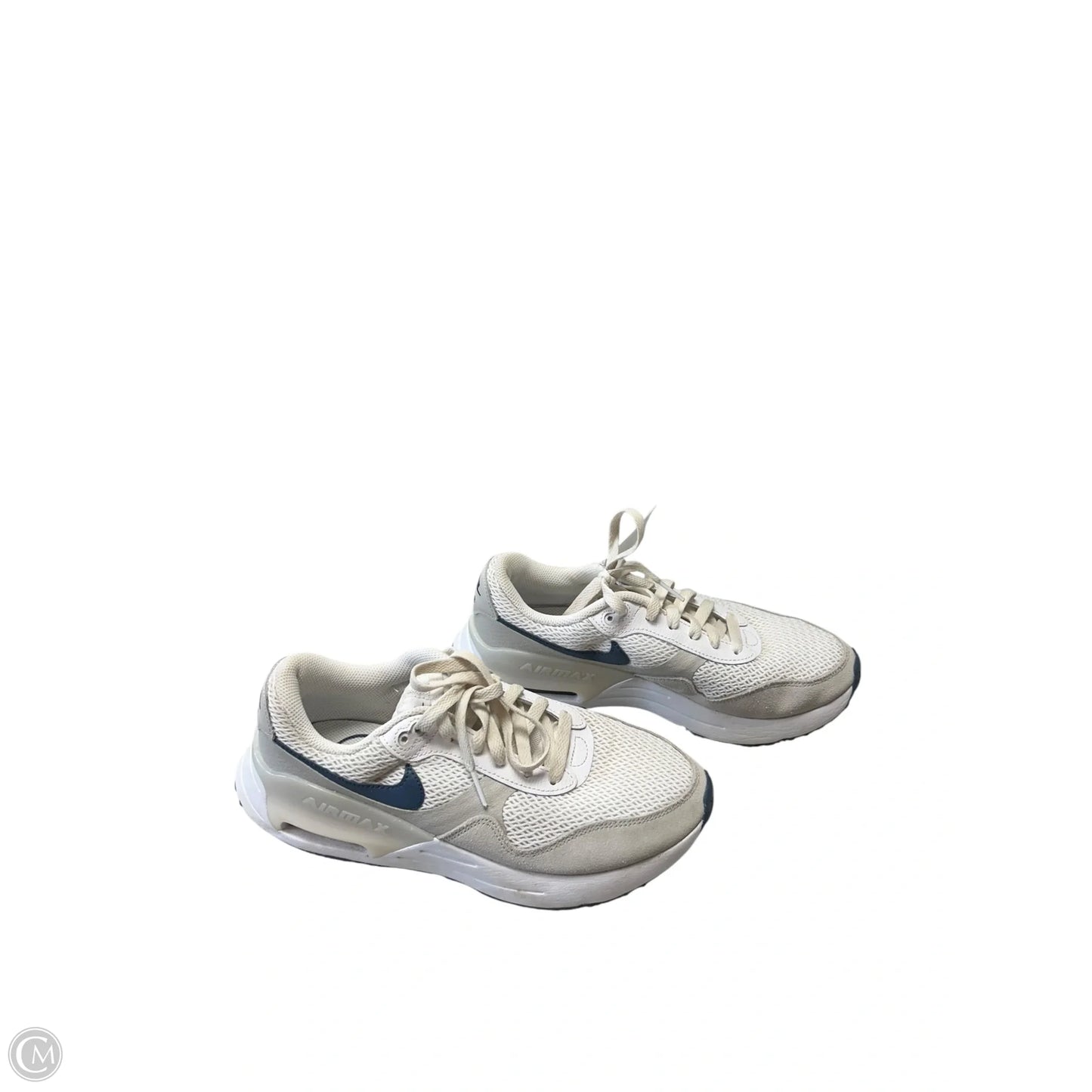 Shoes Sneakers By Nike In Grey & White, Size: 9.5