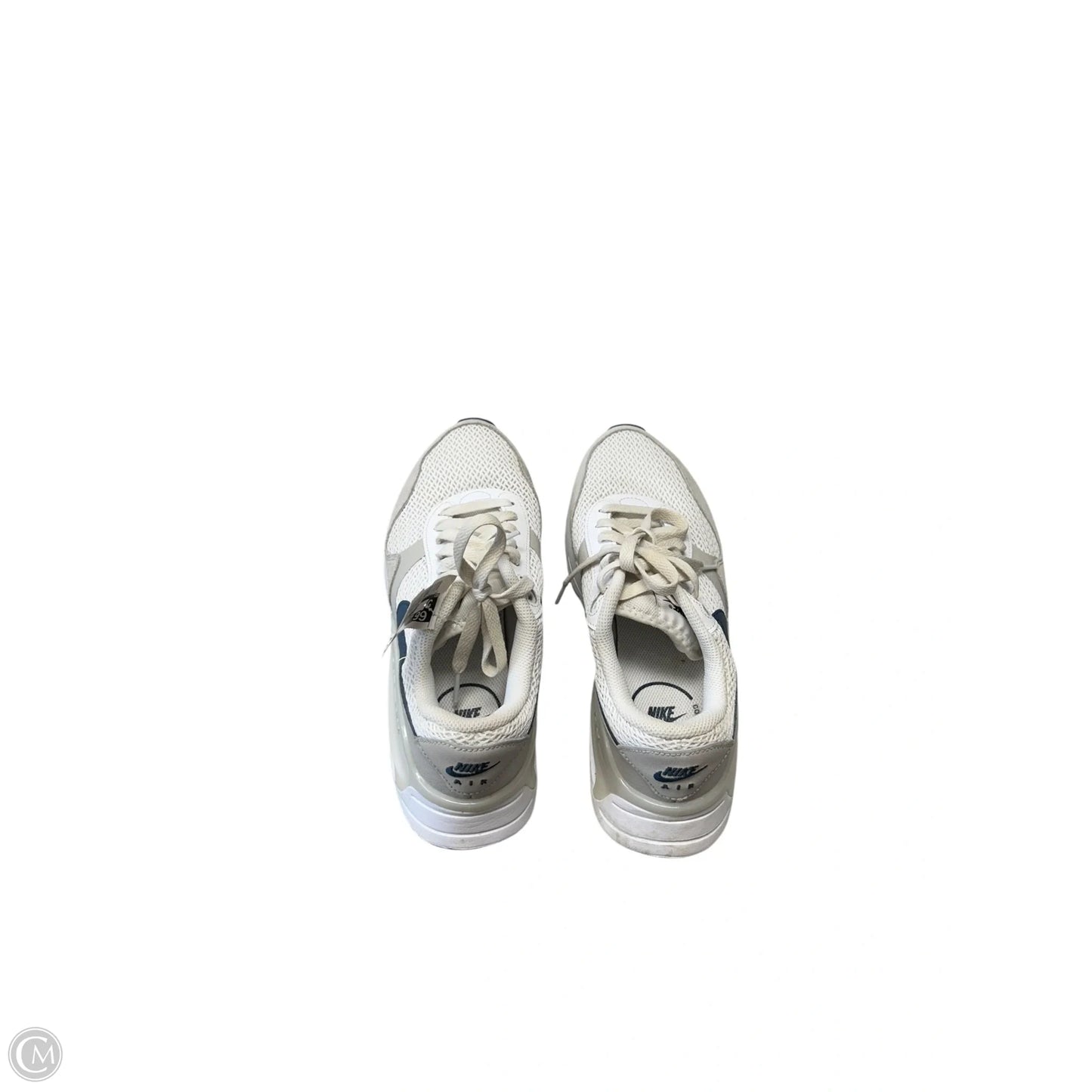 Shoes Sneakers By Nike In Grey & White, Size: 9.5
